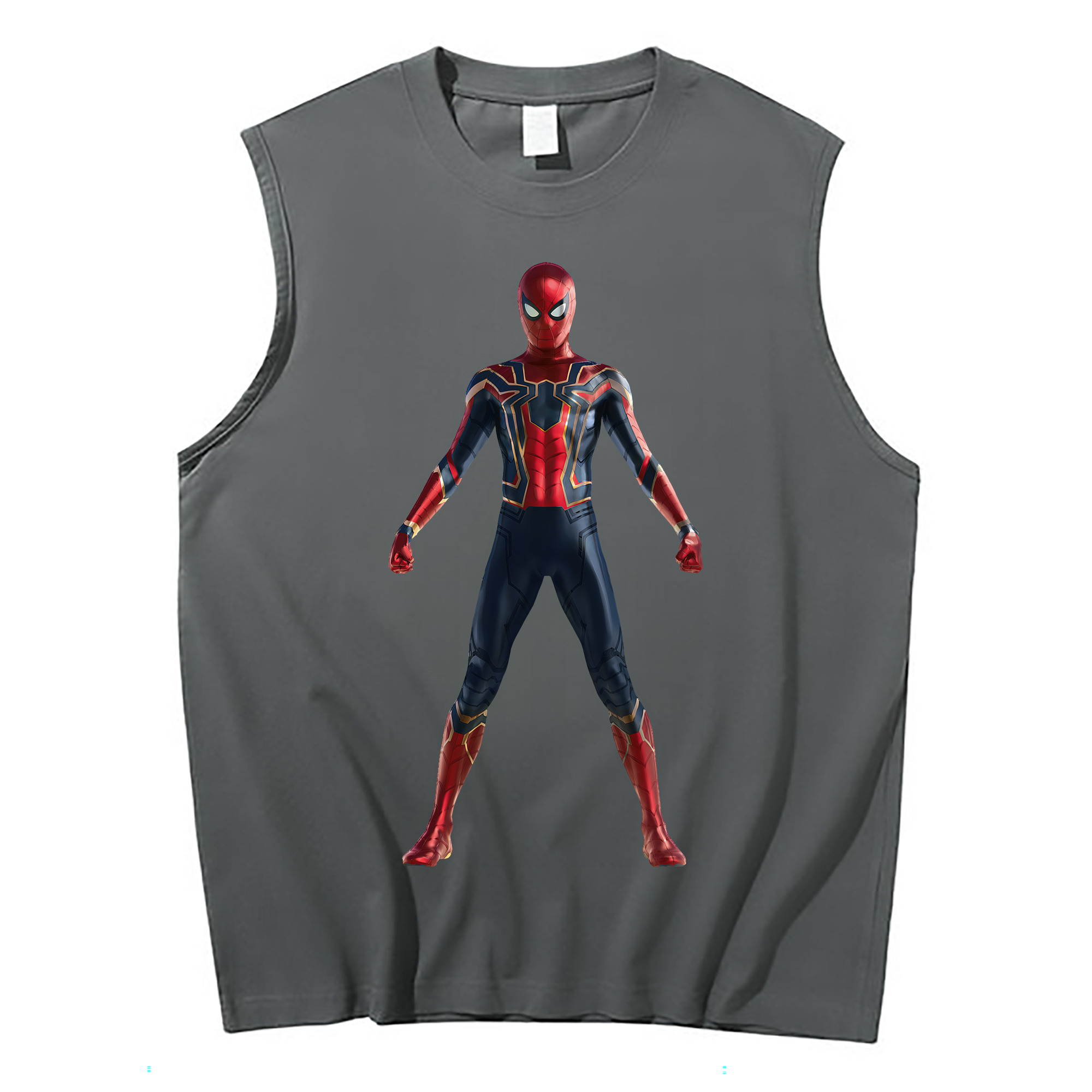 （画像用） Spider Man スパイダーマン コットン100％タンクトップ（フロントプリント）